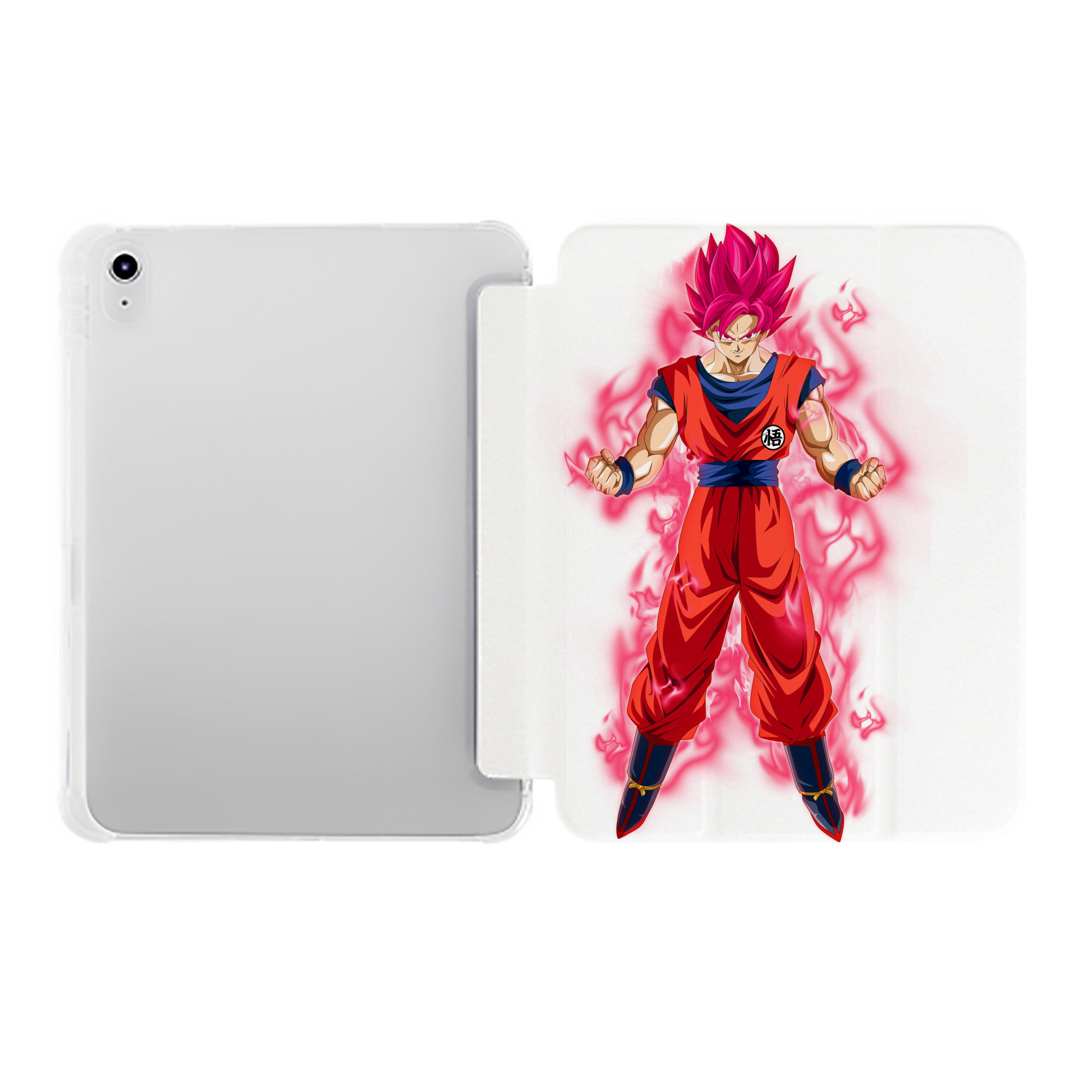（画像用） ドラゴンボール 孫 悟飯（そんごはん）DRAGON BALL Son Gohan IPad ケース ペン収納付き 三つ折りスタンド PUレザー×シリコン 対応機種9.5/10.5/10.9インチ